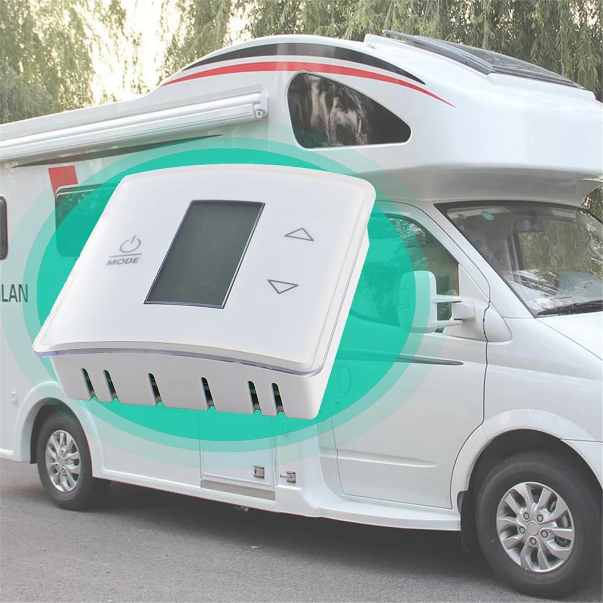 3316250 .712 Termostato da parete a zona singola per camper/balsamo con display digitale della temperatura,