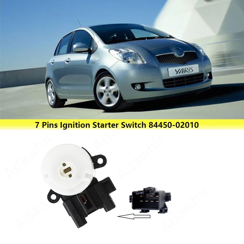 Ignition Lock Barrel Contact Switch for Toyota Avensis Corolla Yaris 84450-02010