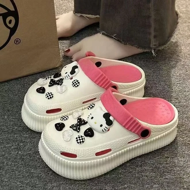 متعة ولطيفة القط هول حذاء زهرة مشبك الإبداعية انفصال الأحذية الديكور مشبك الأحذية DIY