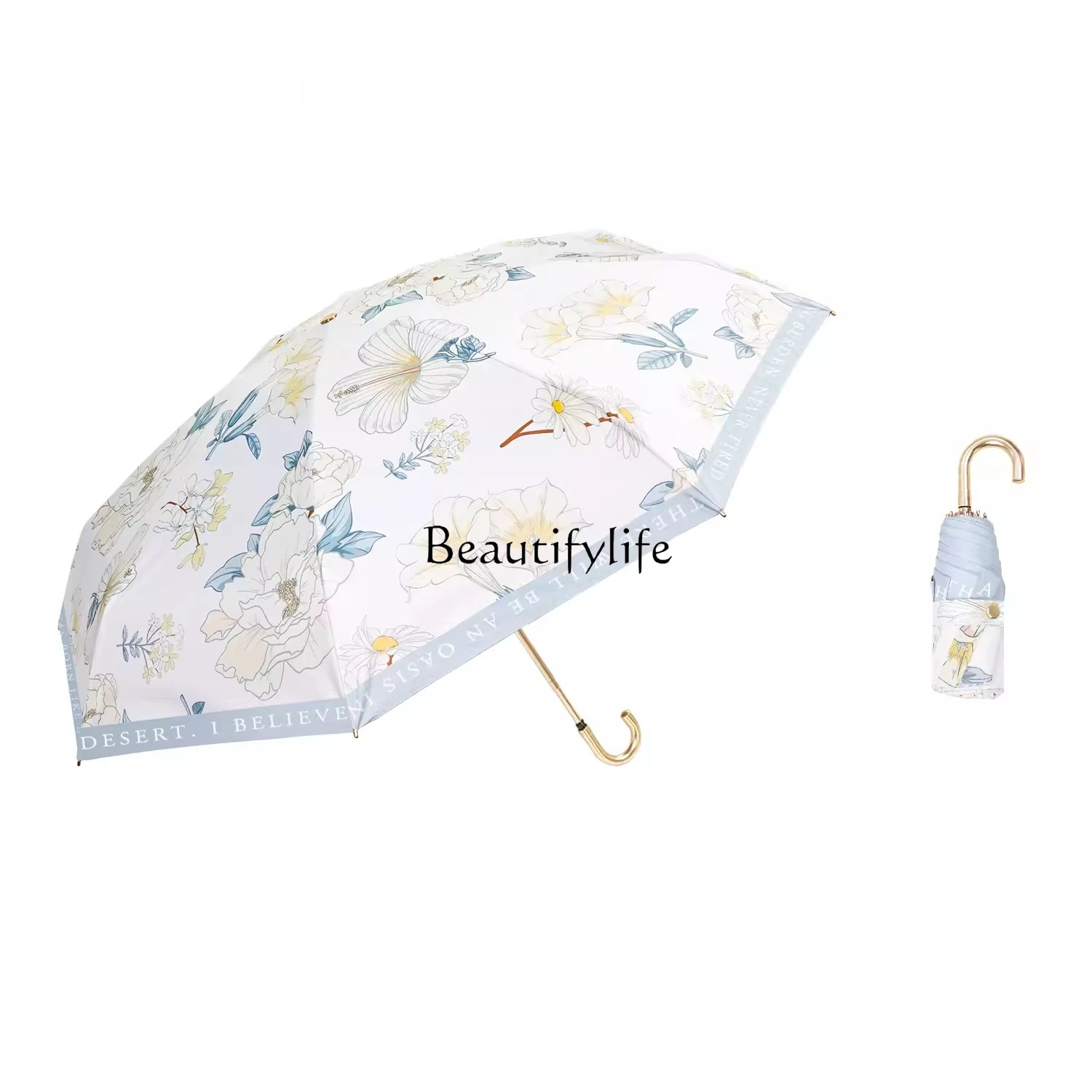 

Mini Sun Protection Umbrella, UV Protection, Dual Use, 50% off