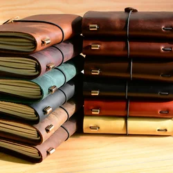 Genuine Leather Traveler Notebook Handmade Vintage Cowhide Diary Journal Sketchbook Organiser Planner TN Notebook Cover