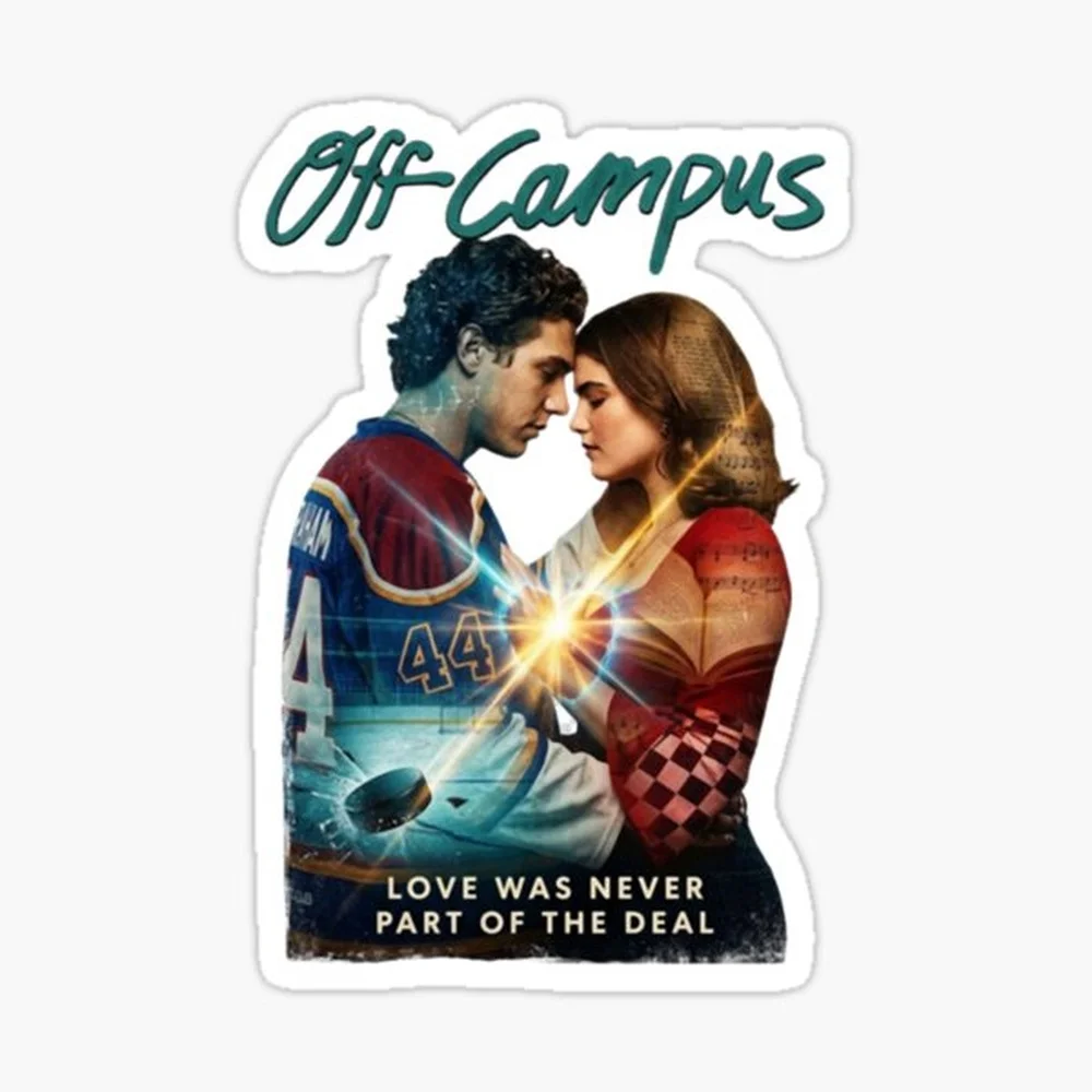 

Hannah Wells and Garrett Graham Love Was Never Part Of The Deal Off Campus Sticker for Laptop Decor Bedroom Car Cute Cartoon Art
