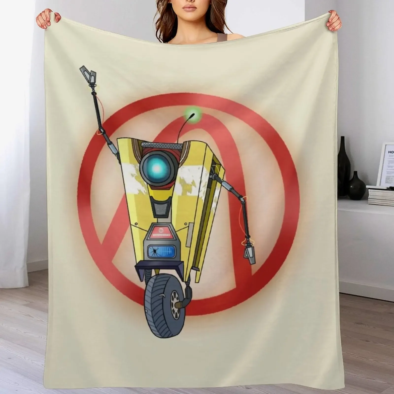 

CL4P-TP - Red Logo Throw Blanket Blankets For Sofas Decorative Throw Decorative Sofas Beautifuls Blankets