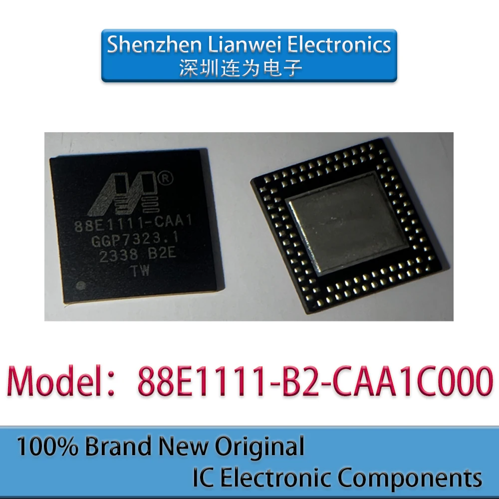 

100% New Original 88E1111-CAA1 88E1111-B2-CAA1C000 IC Chipset BGA