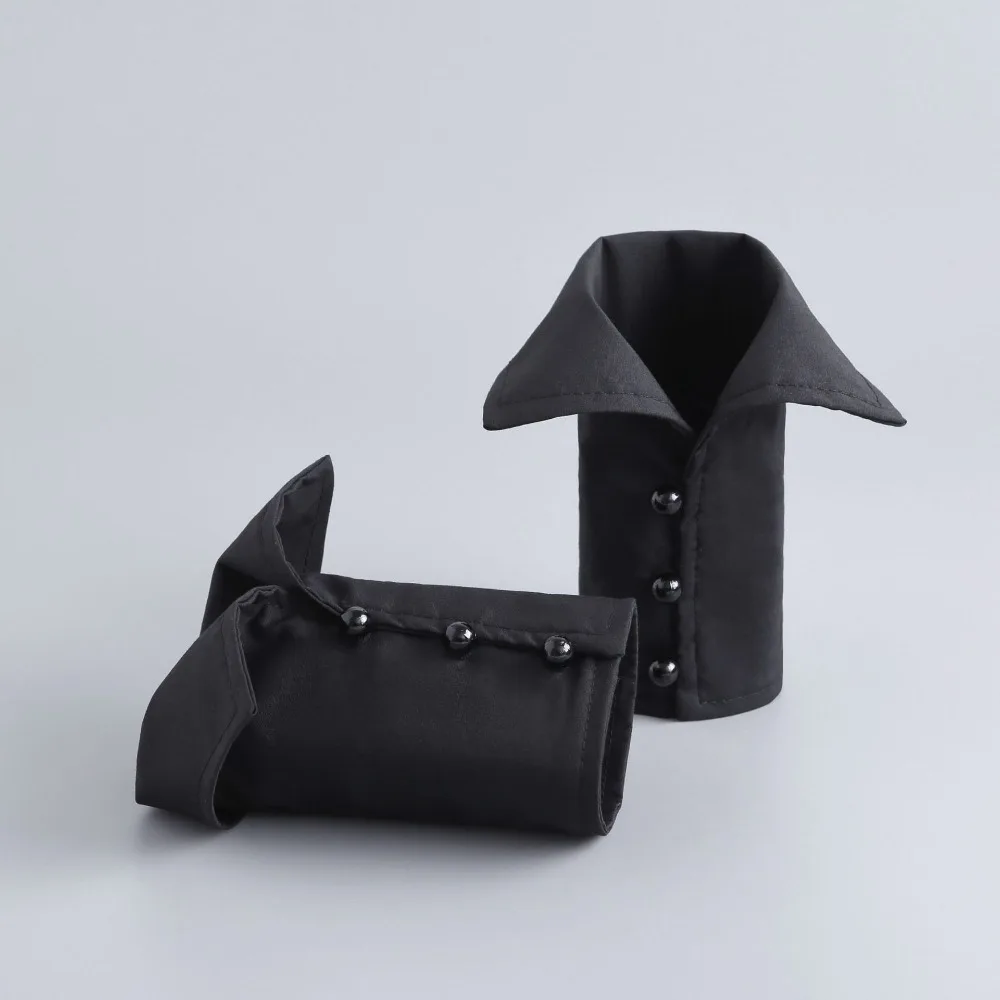 

Fashion Polyester Detachable Lace Sleeves Lace White Floral Embroidery Cuffs Irregular Arm Covers Women