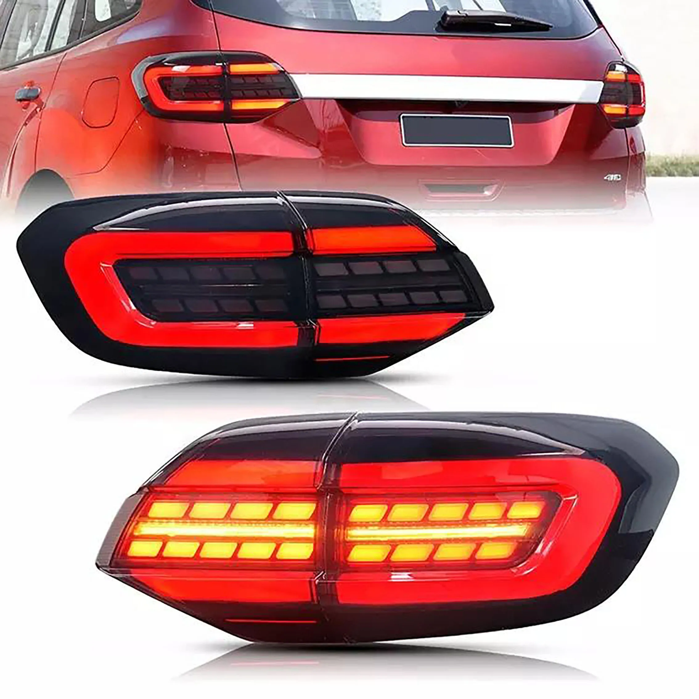 LED Tail Light  Turn Signal Reversing Lamp For Ford Everest Endeavour 2016-2020 Bumper Reflector Lights Brake Lamp