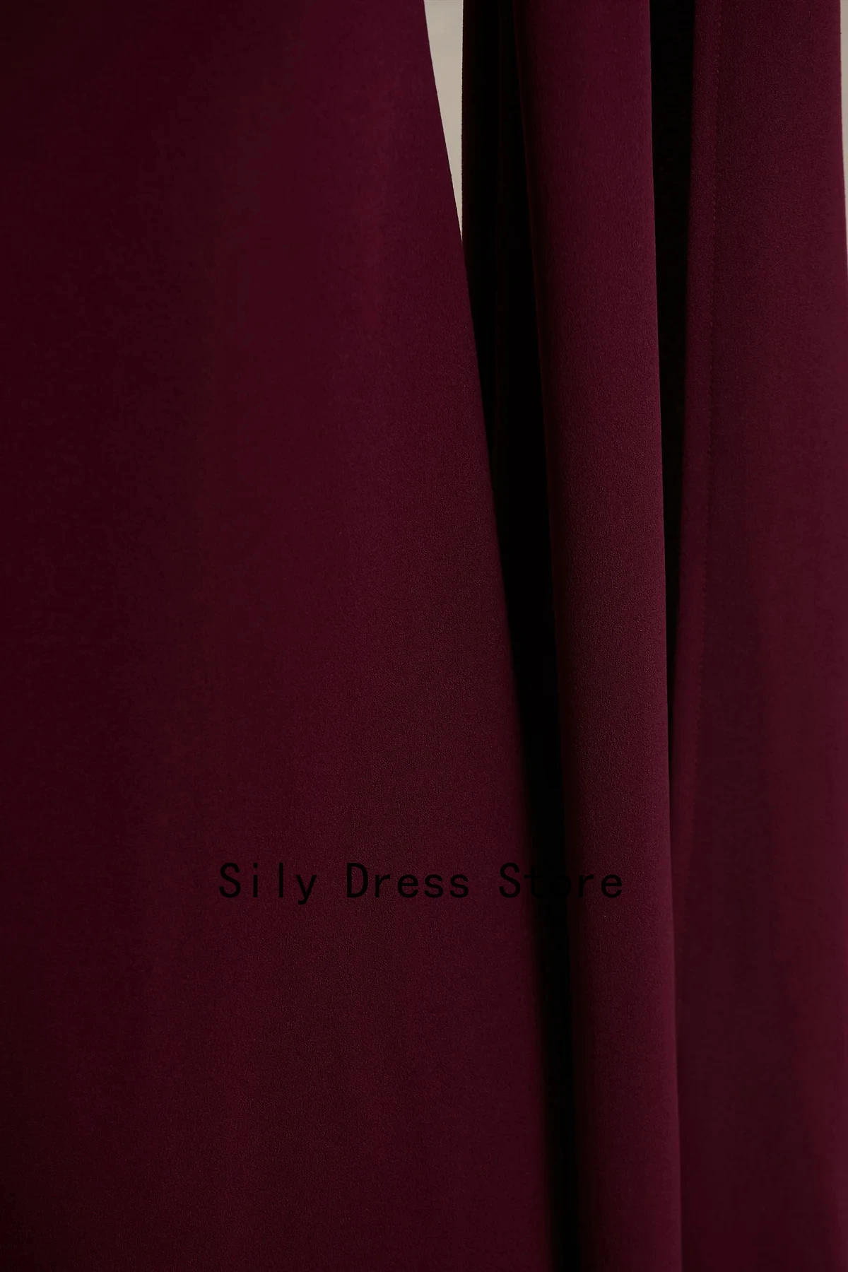 Customized Mermaid Evening Dresses 2026 with Cap Sleevs Burgundy Square-Neck Maxi Dress Modern Long Elegant Party Gown for Women image 4
