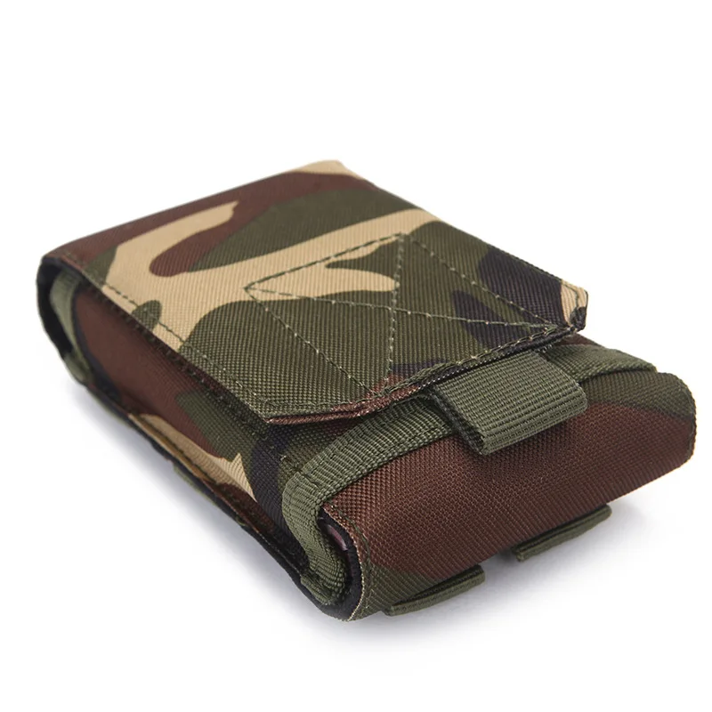 Sac extérieur CamSolomon DulArmy avec support pour téléphone, étui de ceinture de taille de sport, sacs de camouflage de chasse de sport EDC, sac à dos en nylon étanche