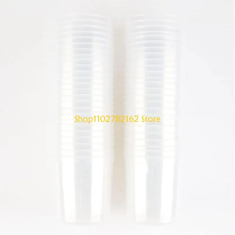 

547B Plastic Paint Cups with Retaining Rings Paint Mixing Cups Paint Measuring Cups for Efficient Mixing & Easy Cleaning
