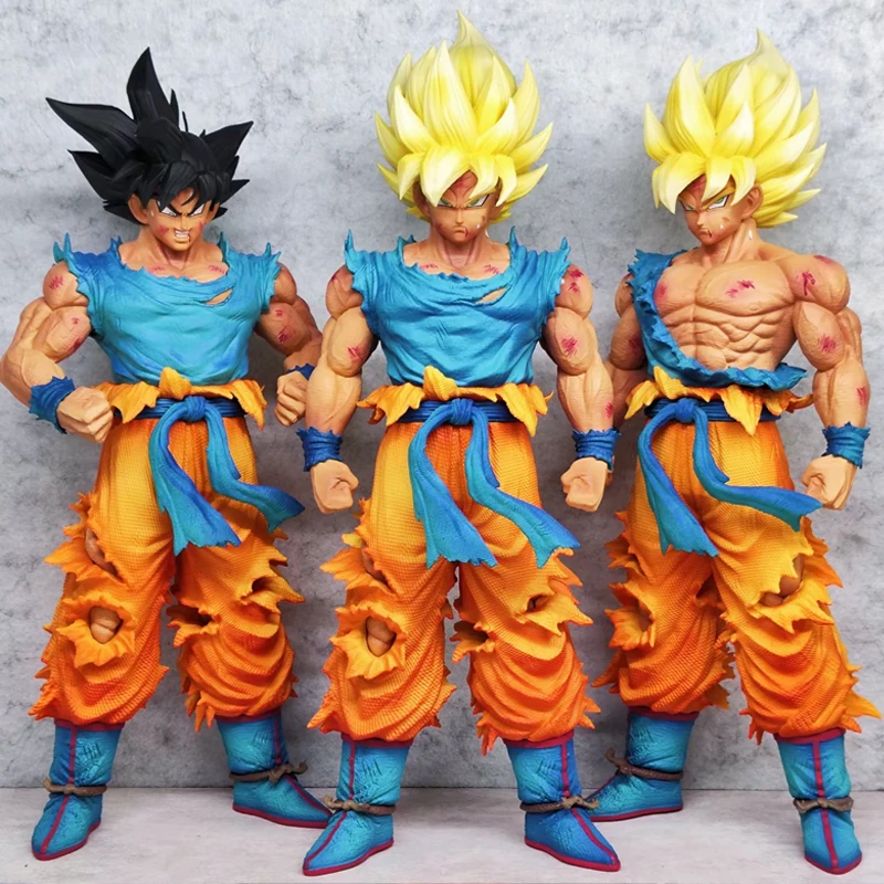 

Anime Dragon Ball 28cm Figure YS Son Goku Action Figure Super Saiyan One Anime Peripherals Customized Products Model Toy Gift