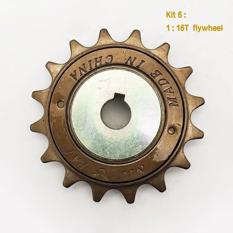 Modified 32 tooth sprocket teeth for electric bicycles and motorcycles, suitable for 410 type ordinary single speed chains