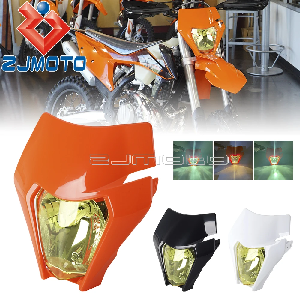 Motocross Front E8 E-Mark Scheinwerfer Universal für 90 Abenteuer R Rallye 50sx smc exc f Dirt Bike Enduro MX Drl Scheinwerfer