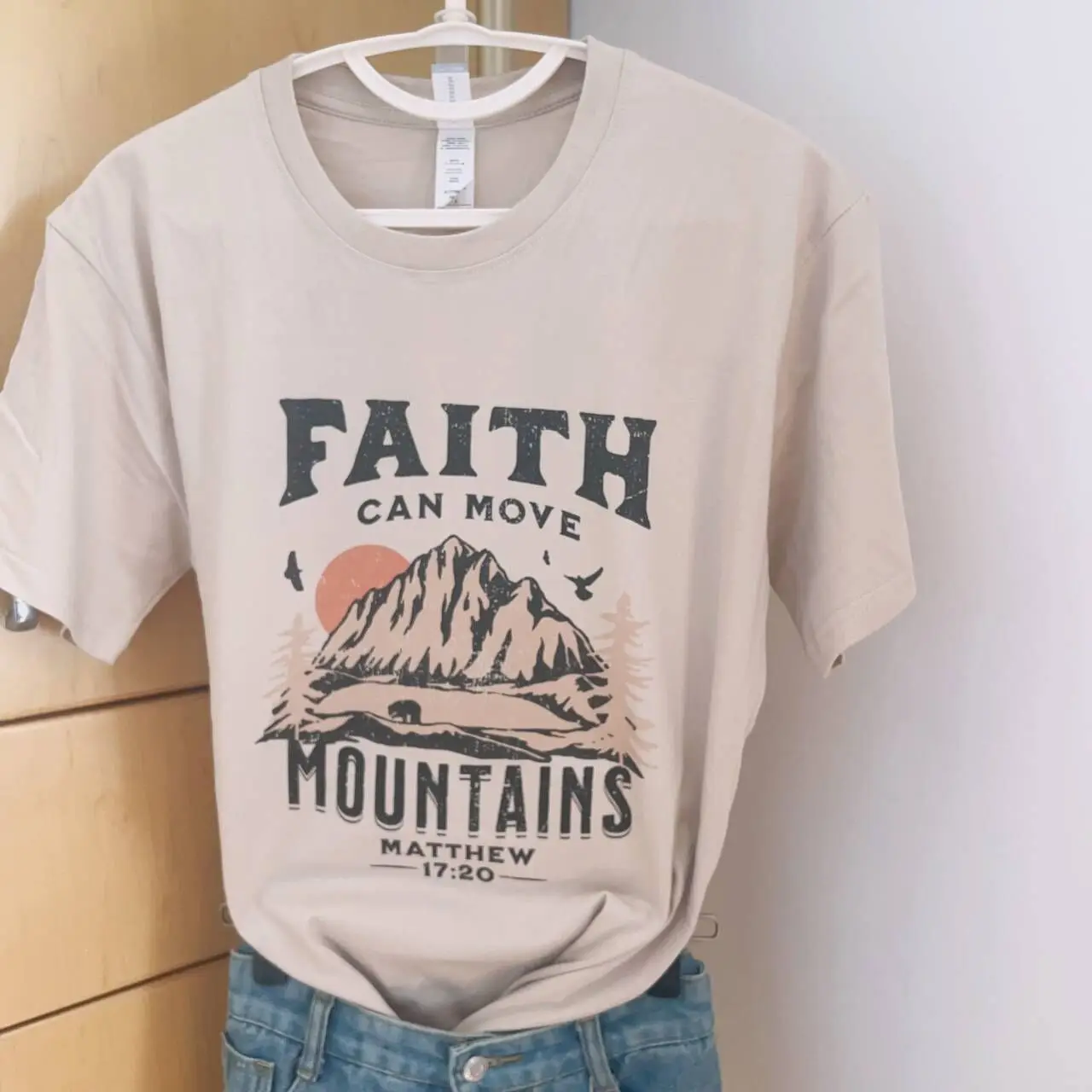 

Faith Mountain Cotton Material Retro Cute T Shirts O-neck Casual Summer Woman Tshirts 2022 Fashion Streetwear Kawaii Clothes