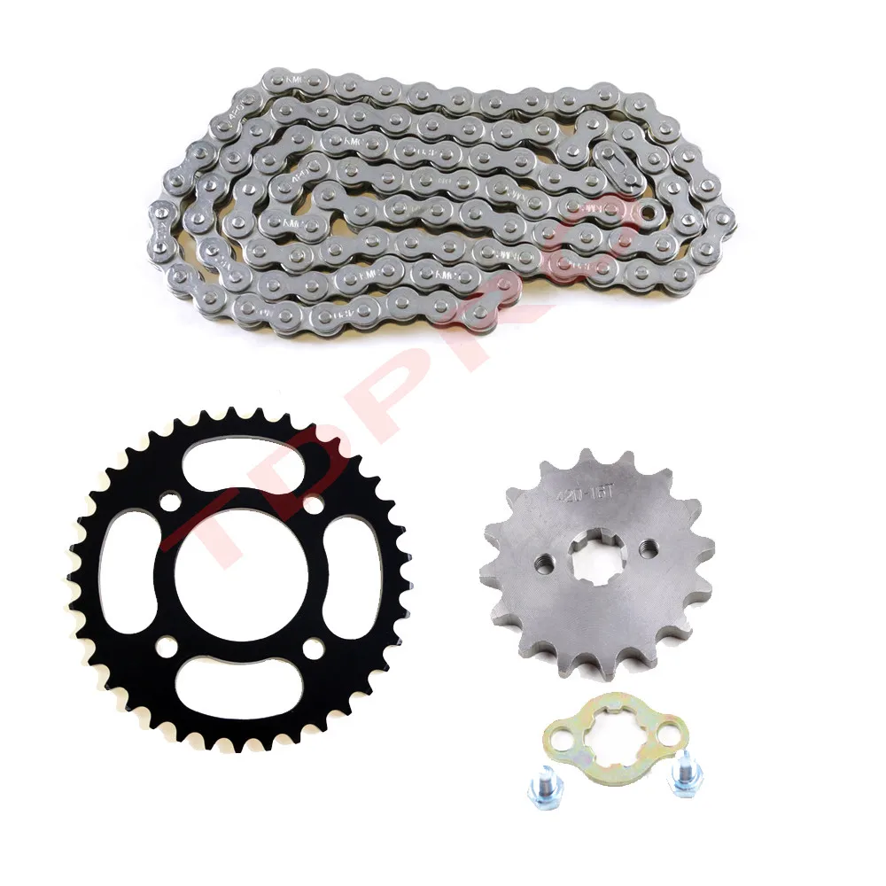 KMC 420 106 Links Chain Or 16T Front Sprocket Or 37T Rear for 50cc-125cc SSR CRF Fit  CRF50