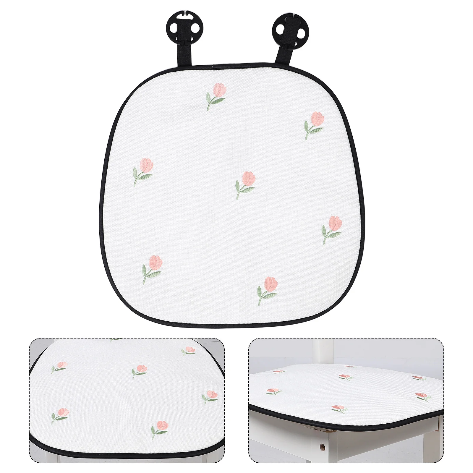 

Seat Cushion Decorative Car Cushion Summer Cooling Breathable Tulip Design Seat Pad For Car Truck Office Chair Comfort