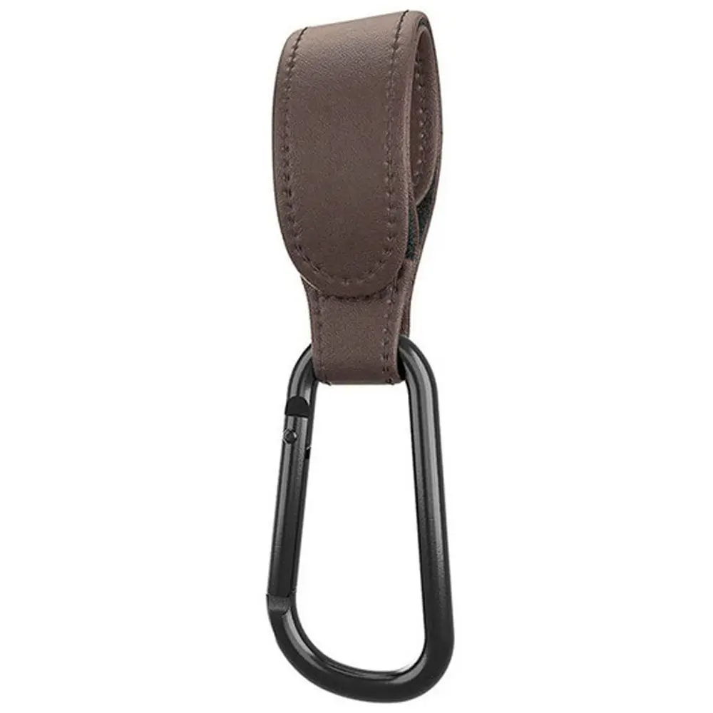 

Rotatable PU Leather Aluminum Alloy Carabiner Hanging Bags Baby Bag Stroller Hook Stroller Hooks Clips Pram Hook Cart Organizer
