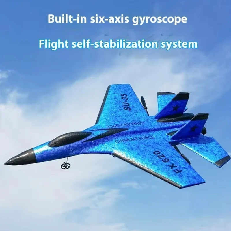 New 2.4g Remote Control Aircraft Fighter Fixed Wing Glider Foam Aircraft Crashworthy Fall Resistant Model Boy Birthday Toys Gift