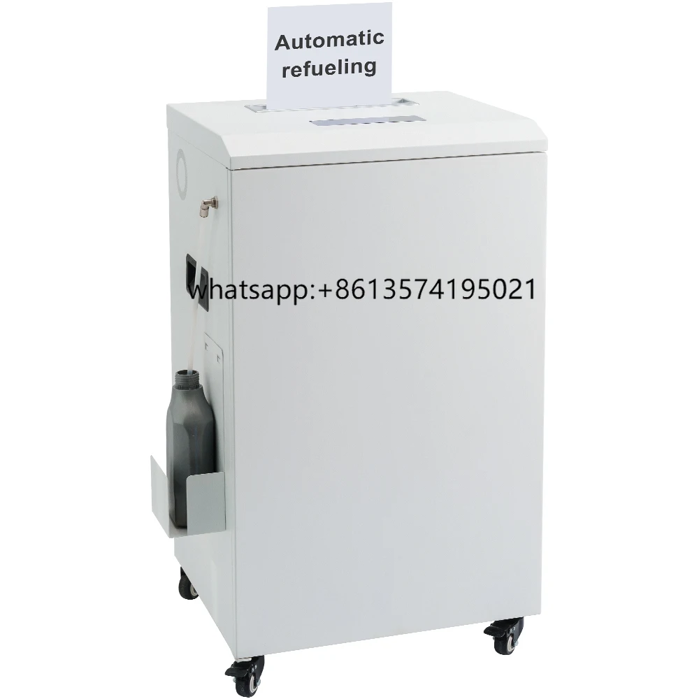 

T100L Auto Oiling System Paper Shredder Machine Heavy Duty 25Sheets Non-Stop Cut CD Card P-4 3*25 Applicable To Large Enterprise