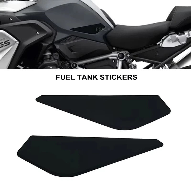 Non-slip Side Fuel Tank Stickers Waterproof Pad Rubber Sticker For BMW R1200GS R1250GS R 1250GS R1200 GS 2017-2023 Motorcycle
