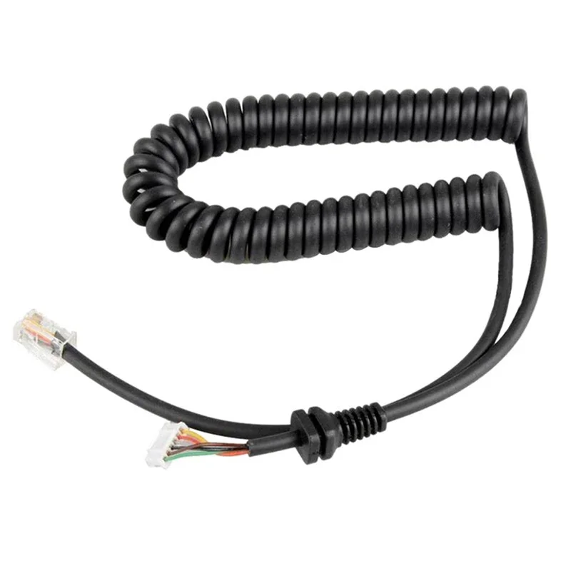 Kabel Mikrofon Pengganti Profesional Kabel Kabel Mikrofon untuk Yaesu MH-48A6J FT-7800 FT-8800 FT-8900