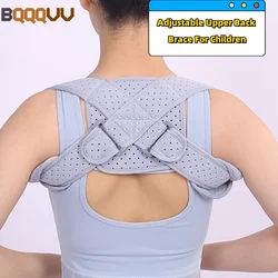 Clavicle Brace and Posture Corrector for Kids, Adjustable Upper Back Brace for Injuries and Fractures, Shoulder Strap, 1Pc