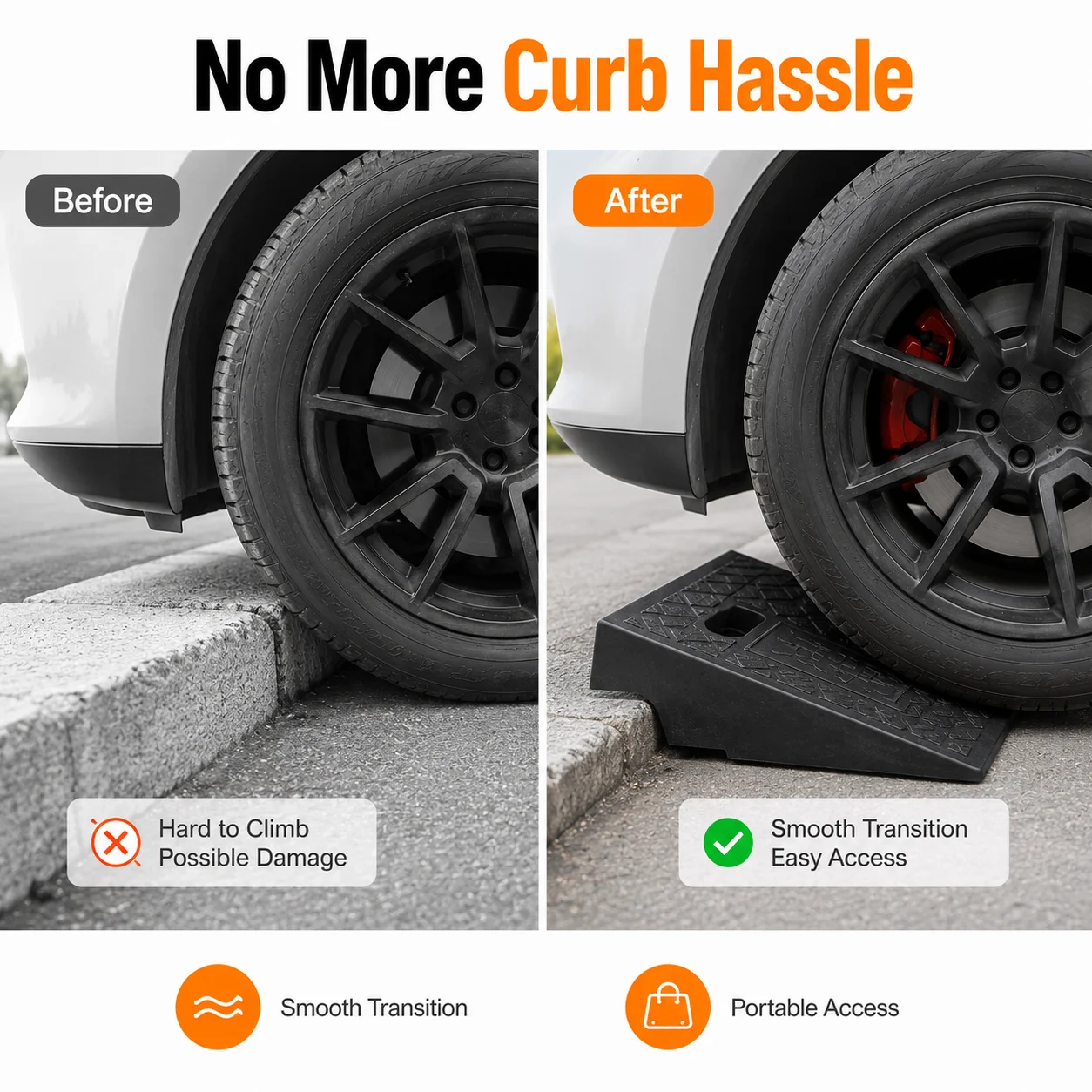 Rampa Portátil de 3-10cm para  - Car Accessories For Elderly avaliação e preço