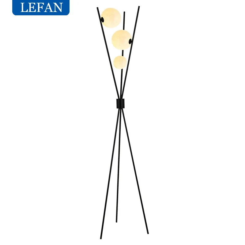 Moden 3D Printing Moon Floor Lamp For Living Room Bedroom Sofa LED Wrought Iron Desktop Table Light Home Decoration Accessories