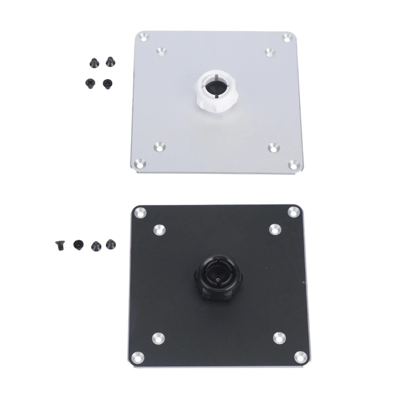 96BA Tragbare Monitor-VESA-Montageplatte mit 17-mm-Kugelhalterung, Aluminiumgehäuse, 75 x 75 und 100 x 100 mm für den Einsatz – Detail 1