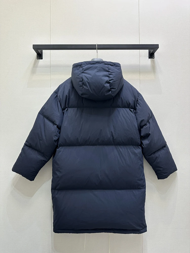 SVORYXIU 2025 شتاء جديد نمط يوميا عادية المرأة موضة مقنعين رشاقته الدافئة نمط طويل أسفل سترة #6