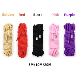 Exotic Shibari Accessory of Bondage Rope for Men Women Fetish Bdsm Slave Role Play Binder Restraint Touch Tie Up Fun Games