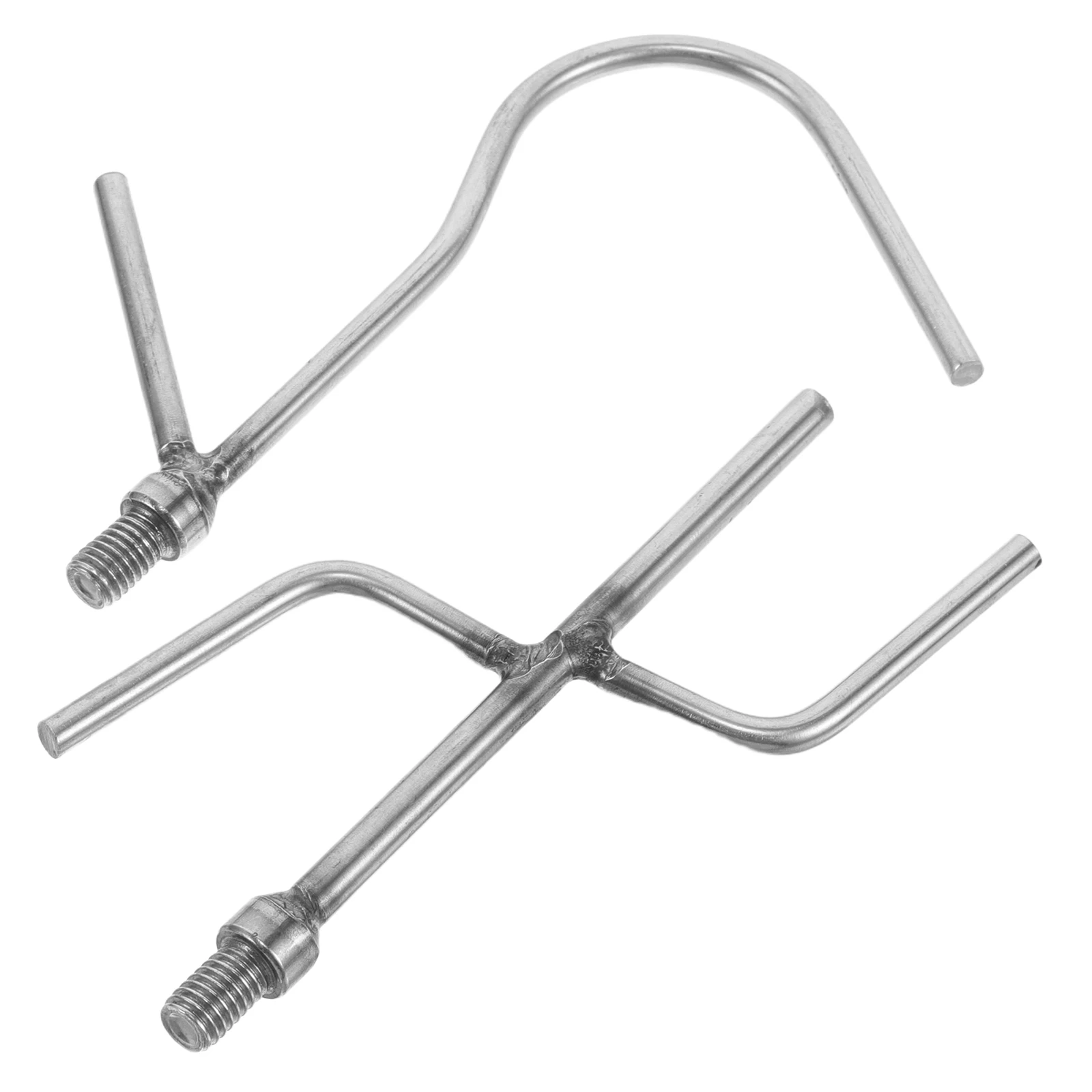 

2Pcs Extension Pole Hook Replacement for Closet Rods Simple Elegant Design Enhances Space Organization Clothes Extension Pole