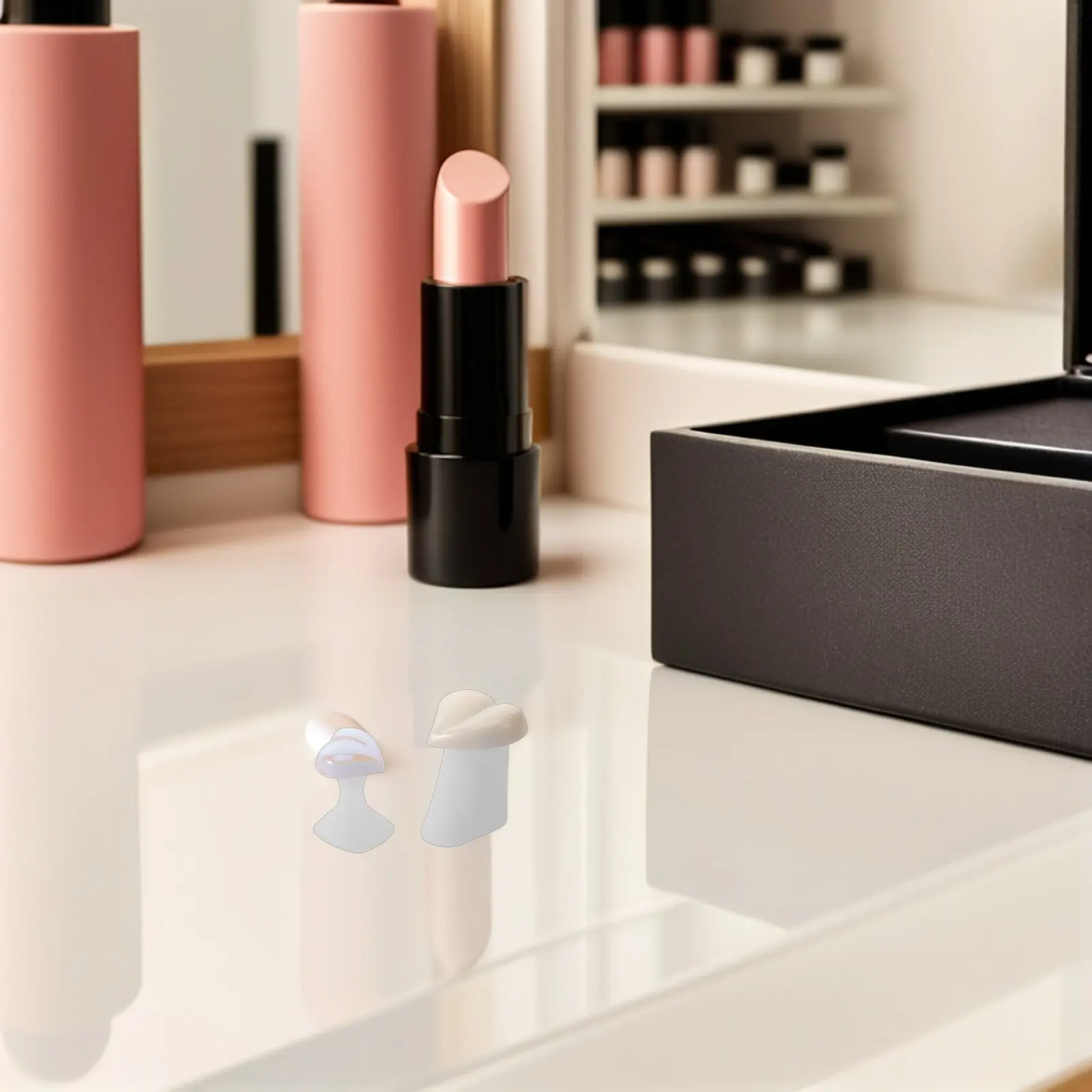 2 juegos de separadores de dedos de silicona, suaves y flexibles, para pedicura, con forma de corazón, para facilitar la aplicación de esmalte de uñas y como herramienta para el diseño de uñas, tanto en casa como en salones de belleza.