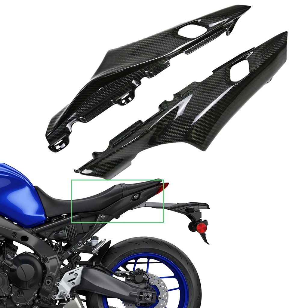 For Yamaha MT09 MT-09 FZ09 FZ-09 2021 2022 2023 3k Carbon Fiber Motorcycle Accessories Rear Tail Seat Side Panels Cover Fairing