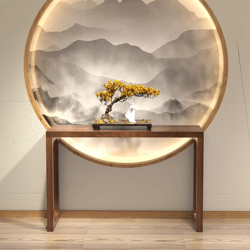 Chinese Style Rustic Console Tables Retro Glamour Premium Minimalist Console Tables Slim Provincial Meuble Salon Furniture