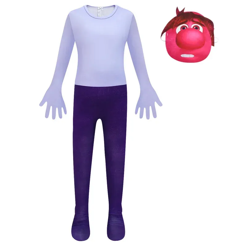 l2025l هالوين جديد الاطفال تأثيري داخل خارج 2 Ennui الخوف الغضب و غاغا بذلة البدلة أنيمي تأثيري حلي كرنفال هالوين