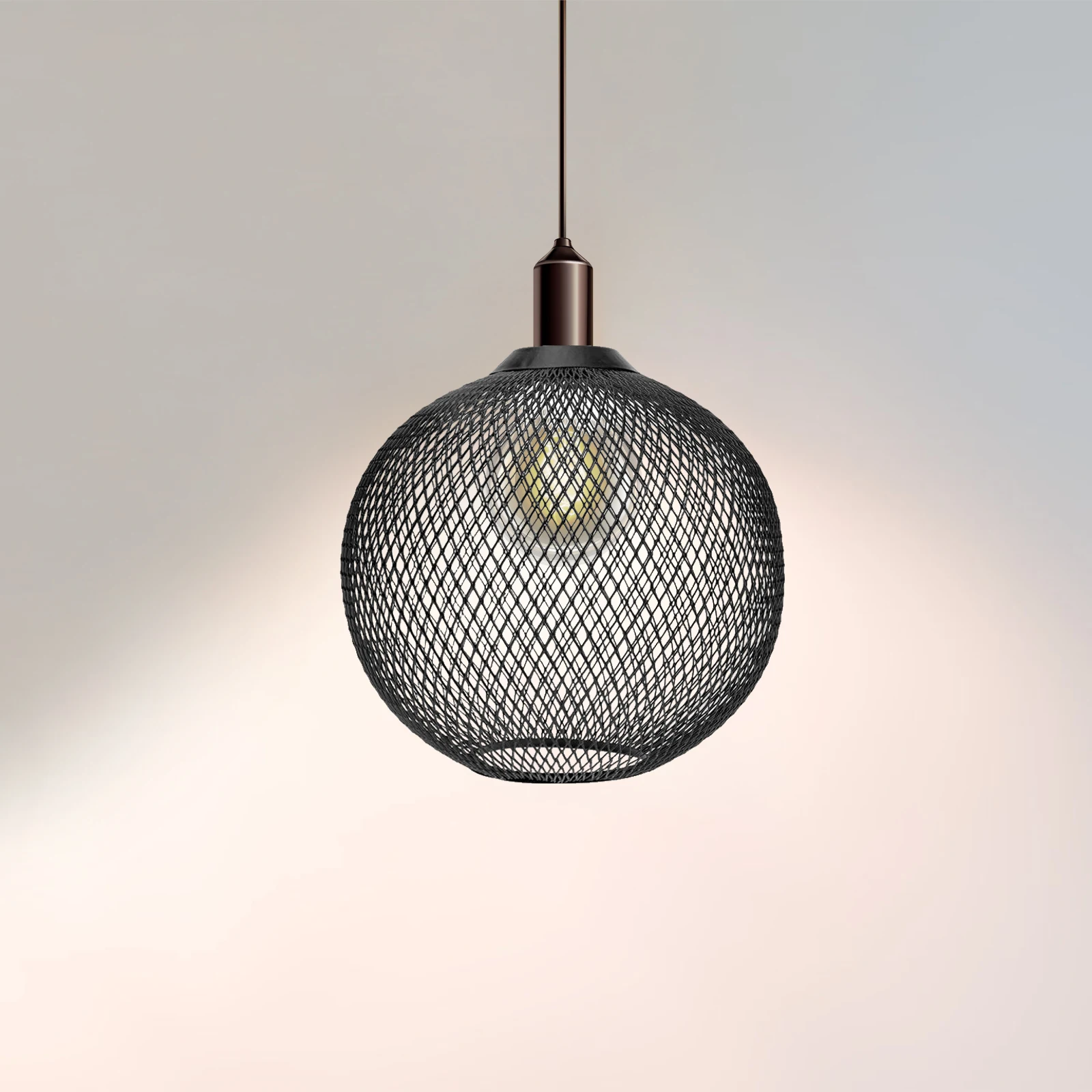 Lamp Shade Light Rattan Cover Pendant Lamp Shade Ceiling Light Hanging Light Home Decoration Art Chandelier Lampshade