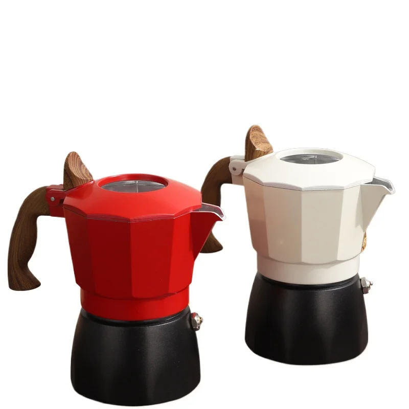 Double Valve Moka Pot Vintage Outdoor Coffee Maker Espresso Extractor Small Home Moka Pot