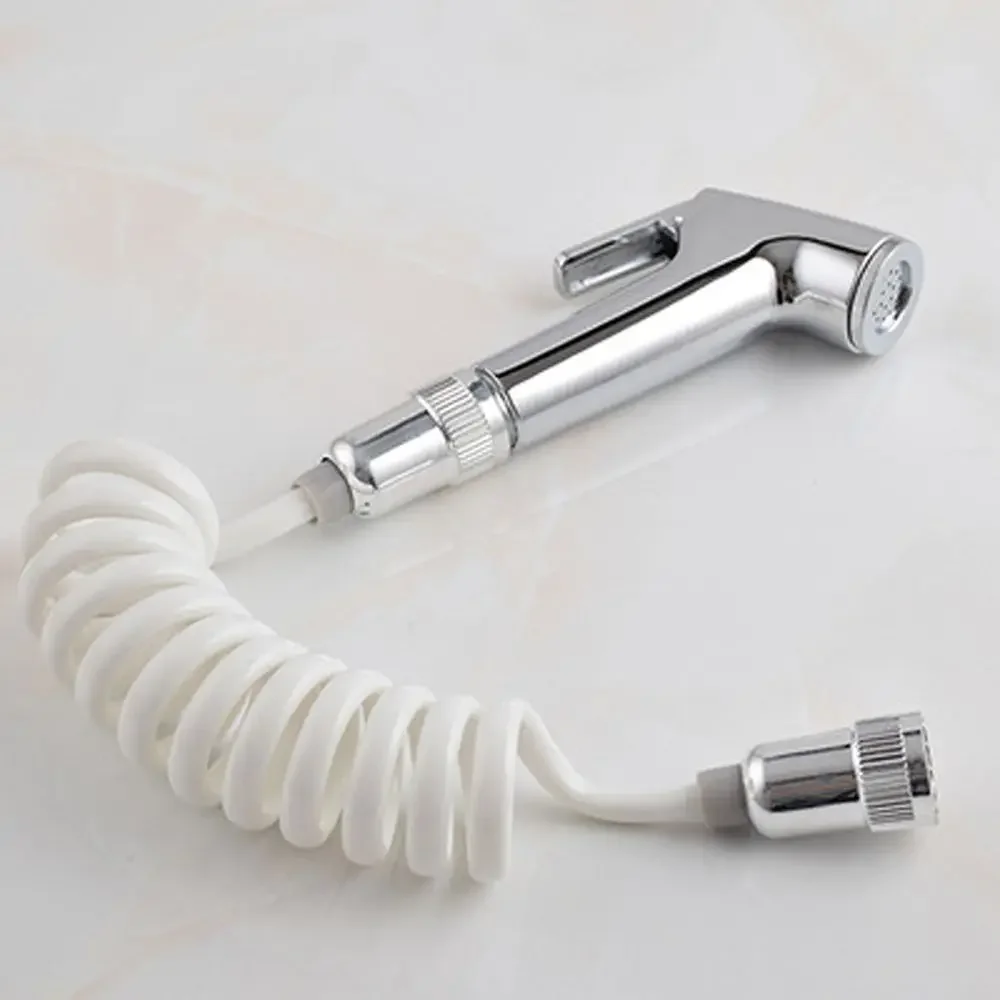 Handheld Toilet Bidets Sprayer Set Wall Bracket Stainless Steel Hand Bidet Faucet for Bathroom Toilet Shower Head Self Cleaning