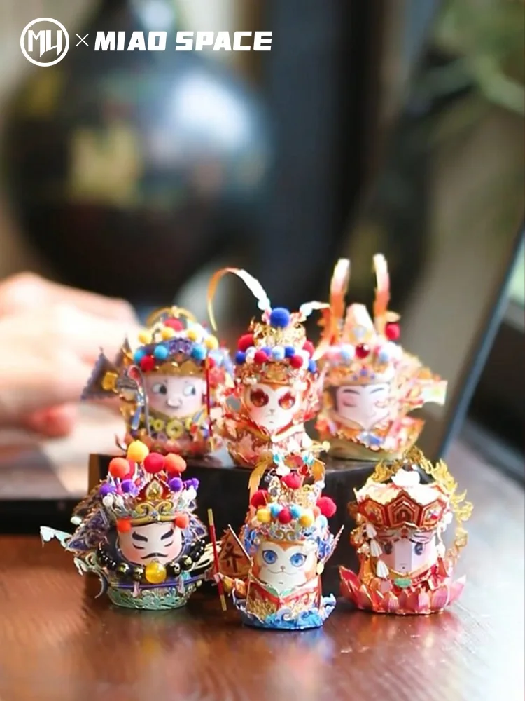 MU Journey to the West Series Puzzle in metallo stereoscopico 3D, giocattolo puzzle fai da te, decorazione per ufficio desktop, antistress,