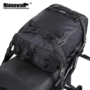 Rhinowalk bolsa de assento traseiro para motocicleta, 10/20/30l, à prova d'água, multifuncional, mochila de ciclismo, universal, bolsa de bagagem modificada