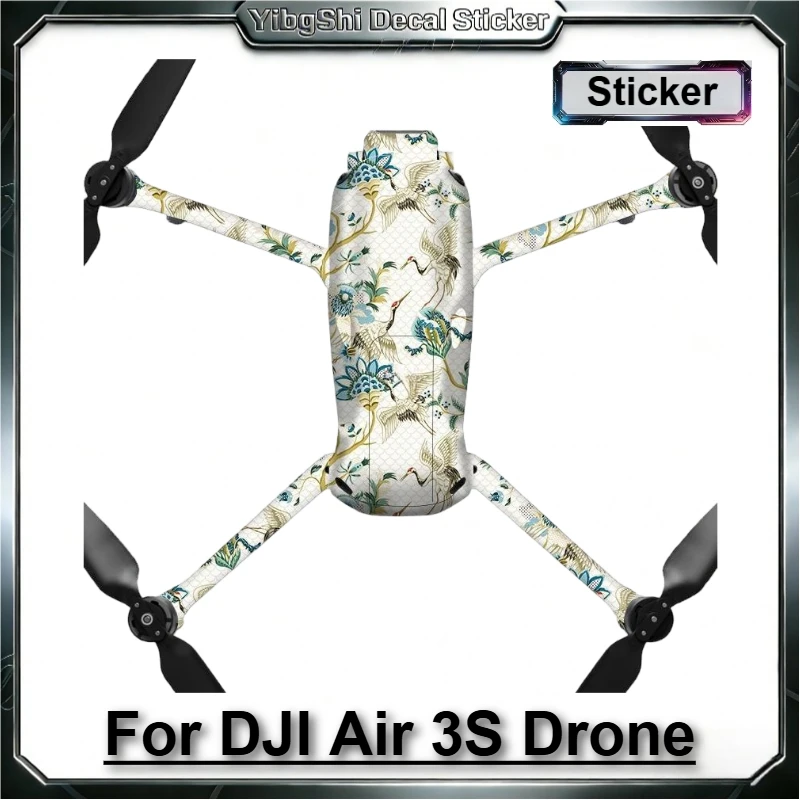 

Защитная виниловая пленка-наклейка для дрона DJI Air 3S, защитное покрытие для корпуса дрона AIR3S