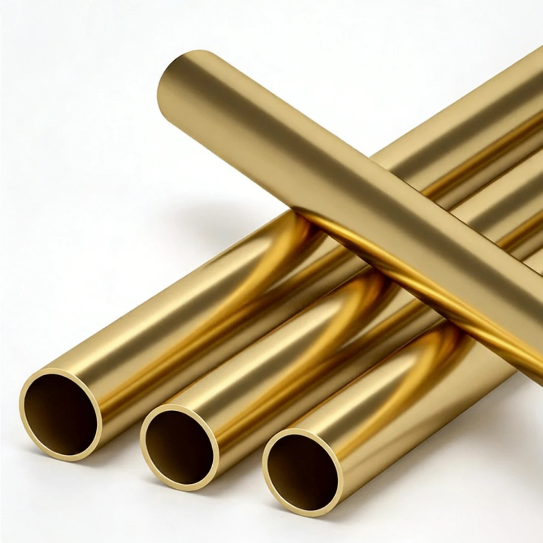 Brass Tubing, Wall Thickness 0.5~15mm, OD2-60mm, Length 200/500mm,Straight Tubing,Thin-Walled Small-Diameter Copper Tubing IDXOD
