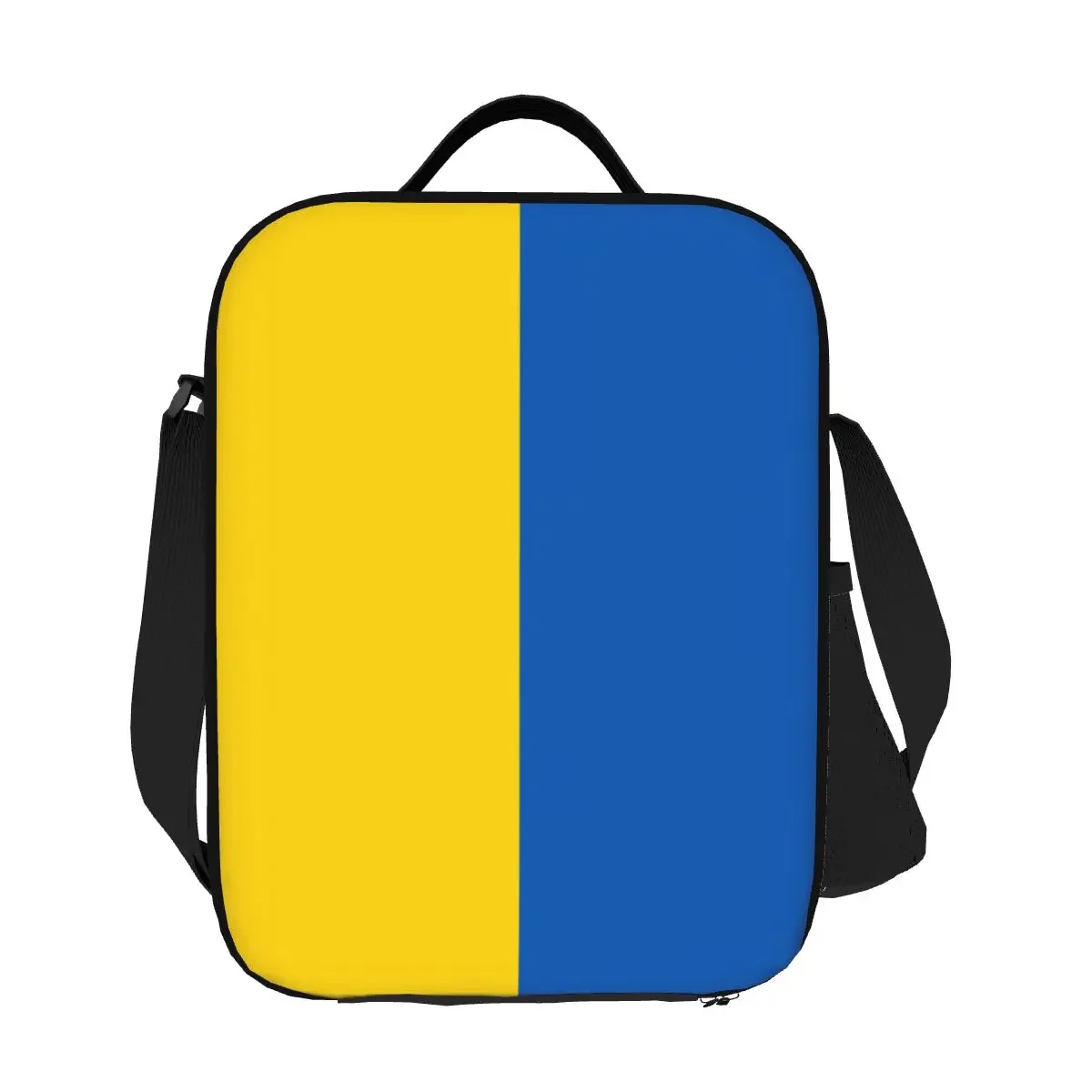 Flag Of Ukraine Insulated Lunch Tote Bag for Women Portable Thermal Cooler Food Lunch Box Work School Travel