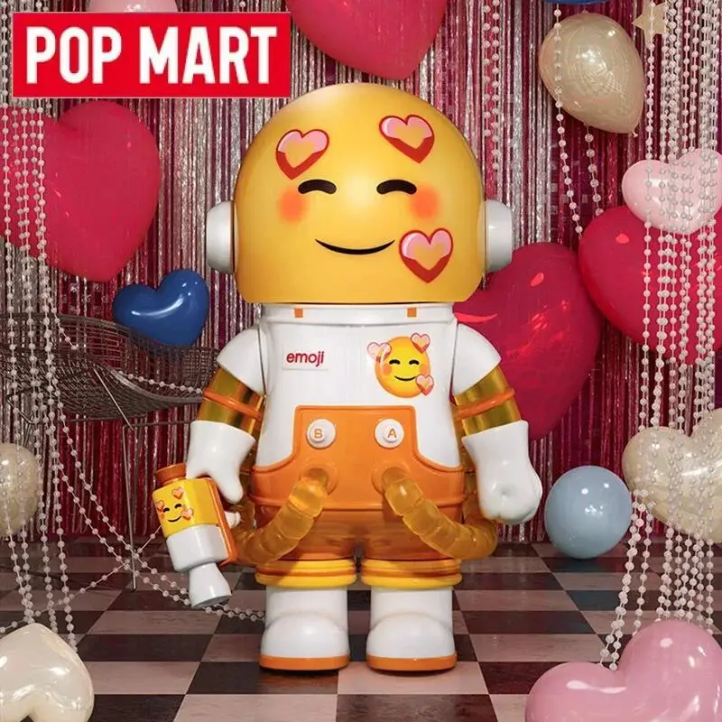 

POP MART MEGA SPACE MOLLY 100% X серия Emoji Mystery Box слепая коробка игрушки Caixa фигурка-сюрприз милая модель подарок на день рождения