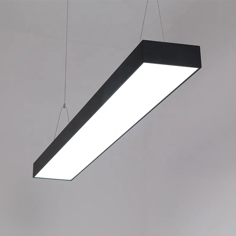 50W 1200m Length 160mm Width Hanging Lighting Lamp Hanging Light Emitting Diode Linear Light
