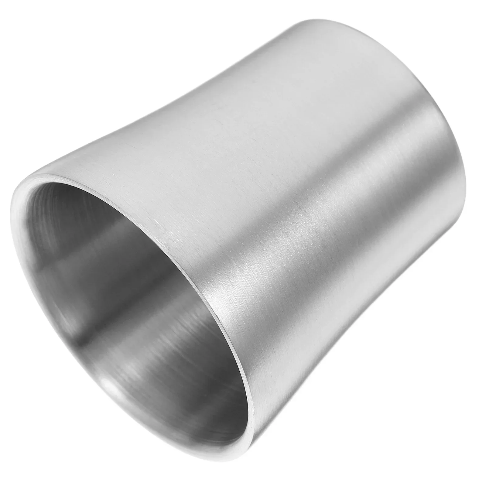 

1pc 180 Ml Stainless Steel Water Cup Single Layer Travel Mug For Camping Bathroom Toothbrush Holder Metal Drinking Tumbler