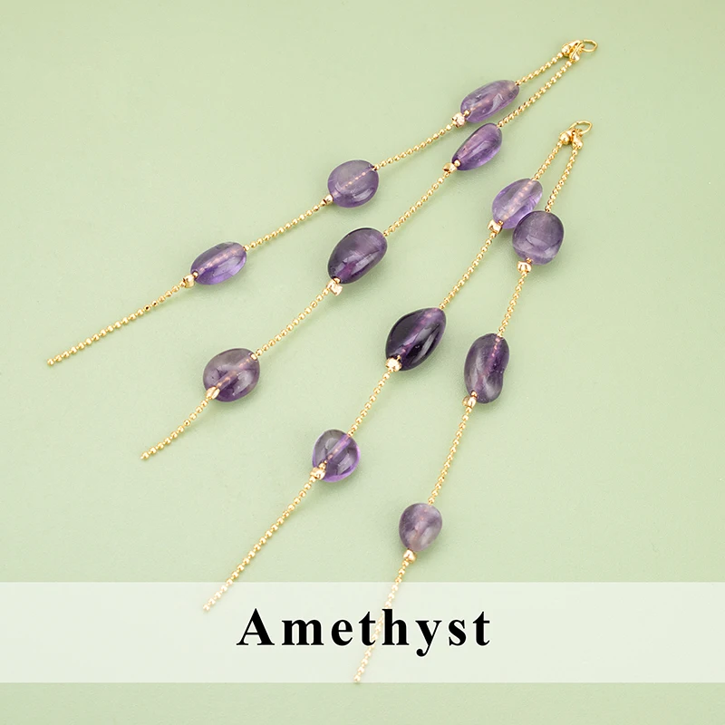 assoonas, 2 Stück/Lot, MG71, Schmuckzubehör, 18k vergoldet, Kupfer, nickelfrei, Naturstein, Anhänger, Schmuckherstellung, DIY-Anhänger – Detail 8