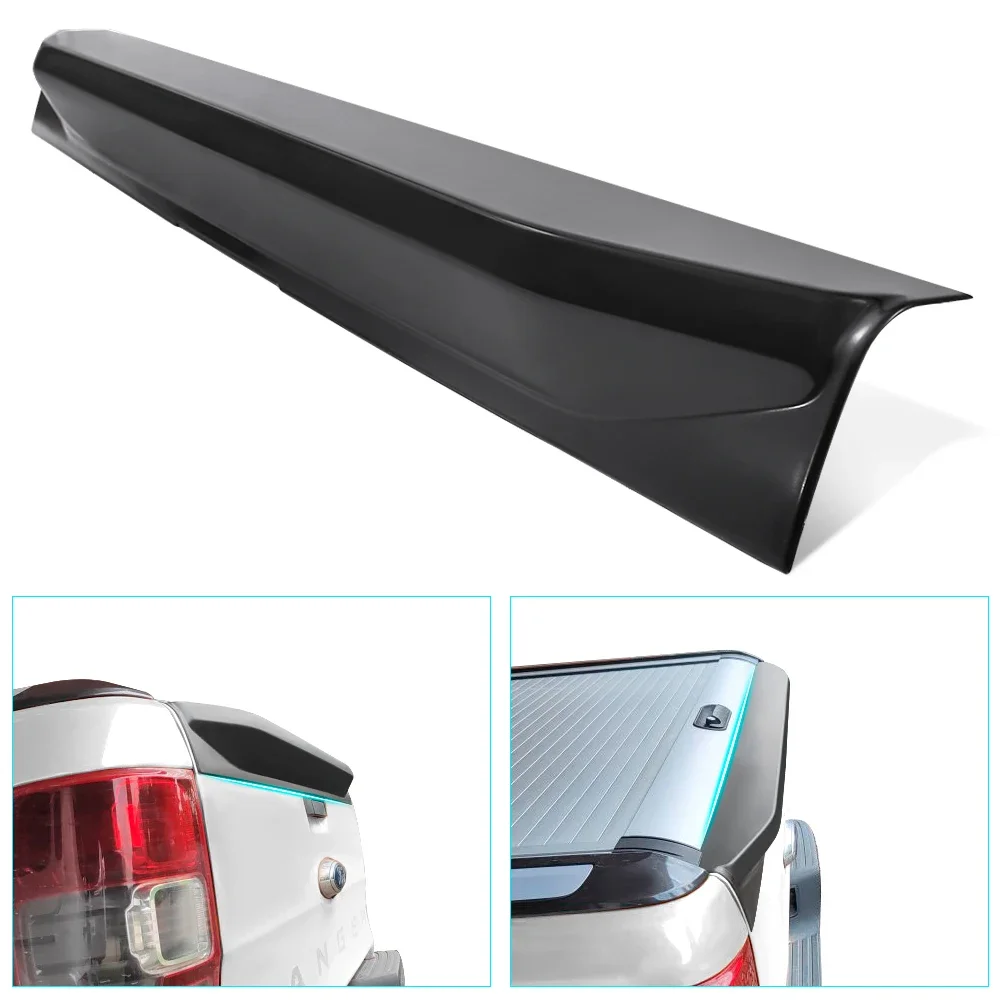 

Car Accessories Tail Gate Protector Tailgate Cover Guard for Ford Ranger 2012-2022 T6 T7 T8 Wildtrak Matte Black 4x4 Car Styling