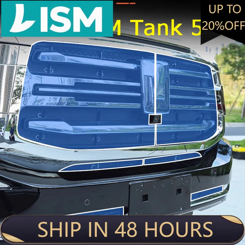 

Для GWM Tank 500 2022 2023, передняя решетка автомобиля, сетка от насекомых, защитный чехол для радиатора, конденсатора, автоаксессуары