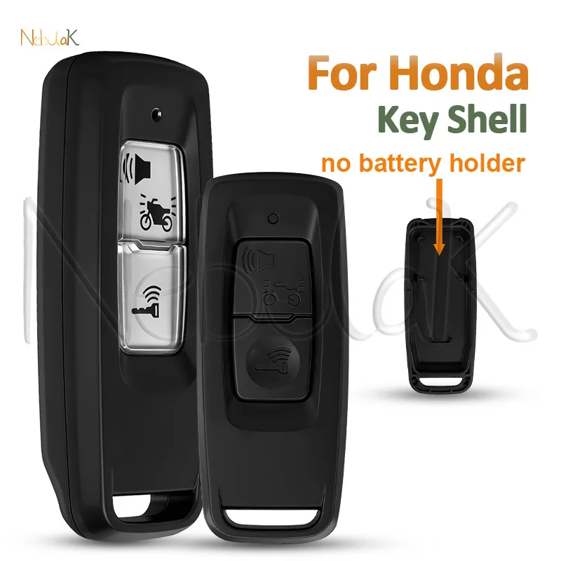 

Remote Cover Smart Key Fob Housing K1Z For Honda PCX160 2021-2023 Car Key Shell Case 2 Buttons NO Battery Holder Replacement